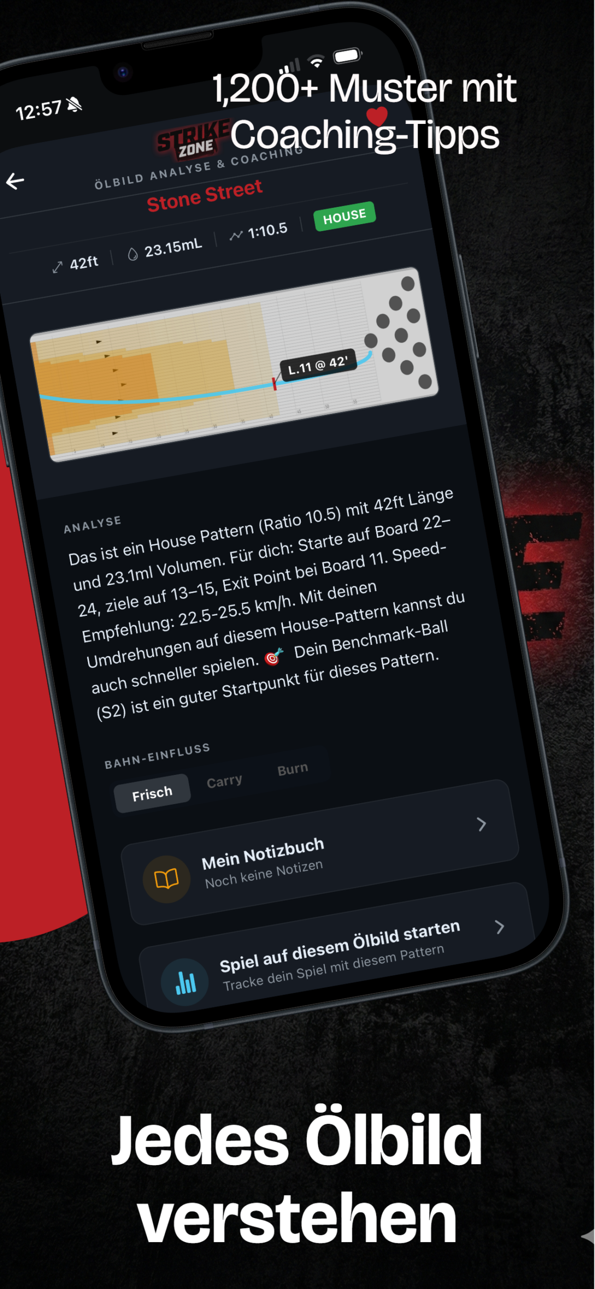 Strike Zone Bowling-App: jedes ölmuster verstehen